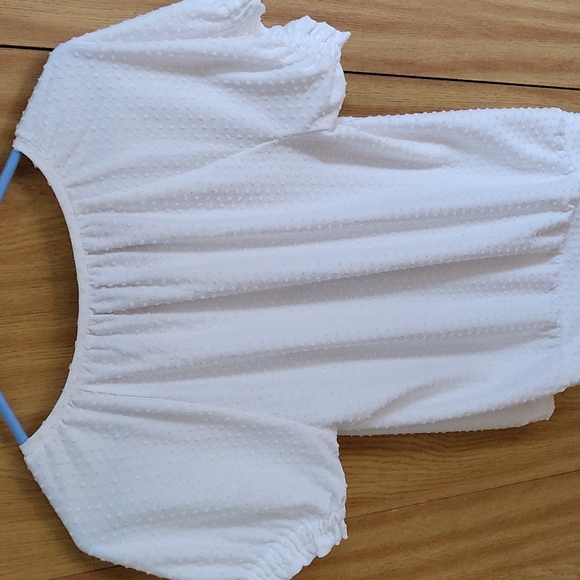 Loft dot short-sleeved blouse top - Picture 3 of 3